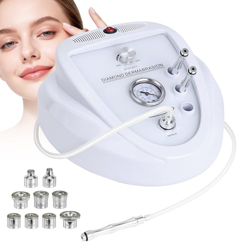 Yofuly Diamant Mic roderrmabrasion Gerät, 3 IN 1 Professionelle Mik roderrmabrasionsgerät Der mabrasion Maschine 65–68 cmHg Saugkraft, Gesichtspflegegeräte für den Heimgebrauch