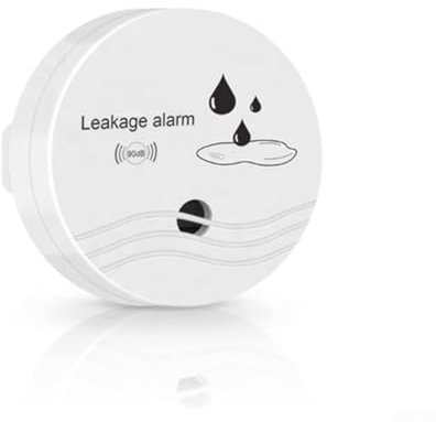Détecteur de fuite d'eau, pour identifier les fuites d'eau et les inondations potentielles, pour caves, salles de bains, sous éviers et chauffe-eau