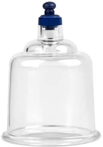 Pulox Ersatz-Schröpfglas 54 mm aus Kunststoff für Schröpfgläser-Koffer mit Vakuumpumpe