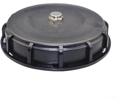 IBC Tankdeckel für Wasserspeichertanks | Automatisches Entlüftungsventil | Staub- und Regenschutz | PE-Kunststoff | DN150 (162 mm) / DN225 (245 mm) (B)