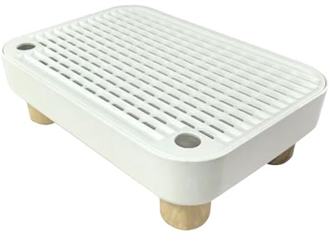 Kattramp För Kattlådan - Senior Cat Poop Step Med Filterfunktion - Halkfri Kattunge Poop Box Mat | För Utomhus Lägenhet Vardagsrum Veterinär Sovsal Multi-Pet