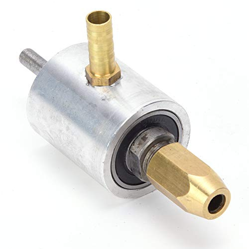 YWBL-WH Vattenmunstycke Borrchuck Tungsten Stål Vattenchuck Adapter 10 X 4 X 4 Cm Enkel Laddning och Lossning Anslutningsbeslag för Bordsborrar Glas Keramik Marmor (Länkvattenhuvud 6 handtagsklämma 6)