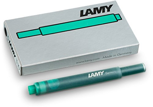 Lamy T10 Tintenpatronen, grün, 5 Packungen