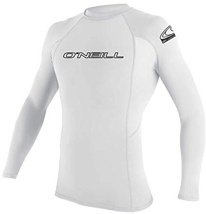 O'Neill Jungen Youth Basic Skins Long Sleeve Rash Guard Shirt, White, 16