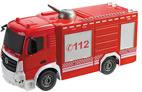 MONDO - Mercedes Antos Fire Feuerwehrauto LKW Samu 63516, Rot, 1:26