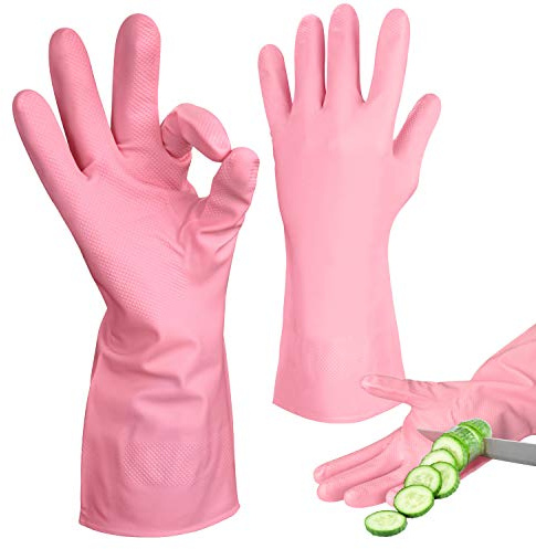 Star Gloves Cut Resistant long-lasting Latex Cleaning Gloves Reusable Kitchen Gloves durable Dishwash