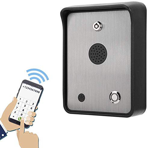 Intercomunicador de Audio gsm, Controlador de Acceso de Apertura de Puerta a Prueba de Lluvia de Control de Acceso de intercomunicador de Acero Inoxidable, Cerradura innovadora a Prueba de AGU