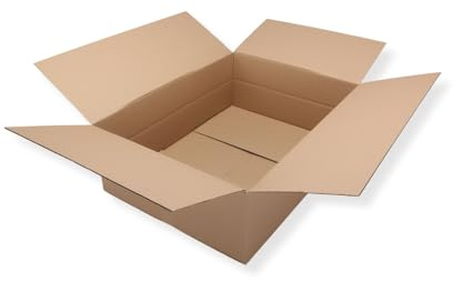 5 St. Versandkartons 800 x 600 x 260 mit Zusatzriller Versandverpackung 80 x 60 x 26 Faltschachtel, Box