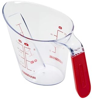 Farberware Pro Angled Measuring Cup, 1-Cup, Red