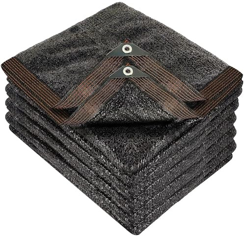 winemana 40% Black Shade Cloth, 20 x 20 FT Durable Mesh Tarp with Grommets, Resistant Garden Sun Shade Netting, Shading Antifreezing for Pergola, Greenhouse, Plants Growing, Chicken Coop