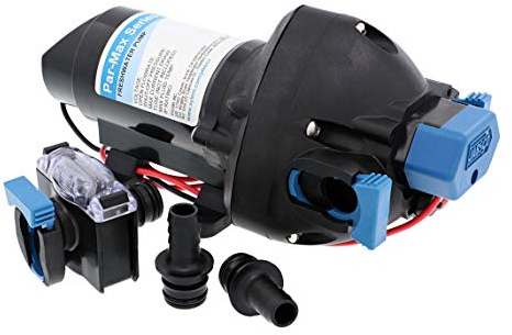 Jabsco 31395-2512-3A, ParMax 3-12V 3GPM 25PSI Freshwater Delivery Pump