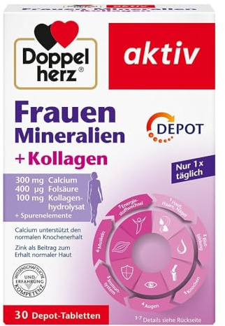 Doppelherz Frauen Mineralien+kollagen Depot Tabletten 30 stk