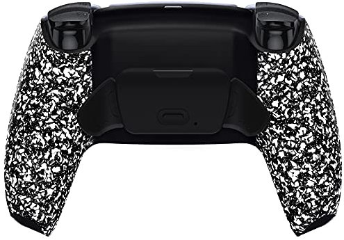 eXtremeRate Konfiguriertes RISE2.0 Remap Kit für ps5 Controller BDM-010/020 Model, Remapper Board&Ergonomic Backplate Gehäuse&Rücktasten Back Paddles Umbau Set für ps5 Controller-Texturiert Weiß