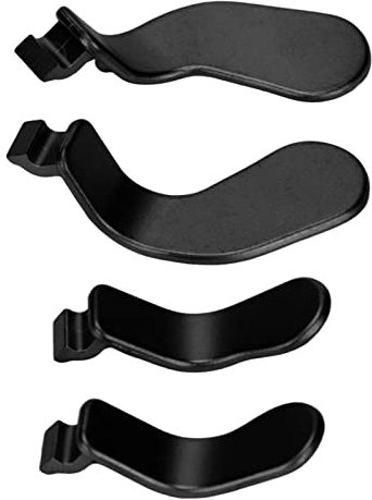 Ersatzteile aus Metall des Controllers One Elite Controller Series 2 Modell 1797, einschließlich 4 Auslöser-Paletten aus Edelstahl (schwarz)