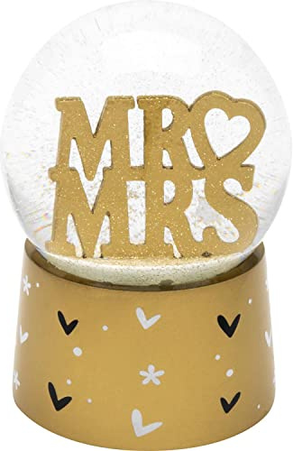 Traumkugel Motiv Mr und Mrs: Glaskugel zum Schütteln