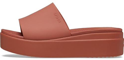 Crocs kvinnors Brooklyn glidsandal, Krydda, 37/38 EU