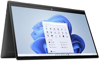 HP Envy x360 15-ey0001na 15.6 Full HD IPS Touchscreen, AMD 8-Core Ryzen 7-5825U (up to 4.5 GHz) 16GB RAM 1TB SSD, Integrated Radeon RX Vega 8 Graphics, Windows 11