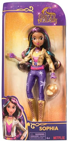 Unicorn Academy Ankleidepuppe - Puppe zur beliebten Netflix-Serie, 24 cm groß, vollbeweglich und mit Accessoires für kreatives Rollenspiel, für Kinder ab 4 Jahren; sortierter Artikel ohne Vorauswahl