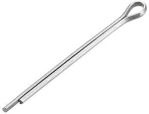 60 stücke Split Cotter Pin 1mm x 16mm 304 Edelstahl 2-Zinken Silber Ton for Zuhause DIY. Anwendung
