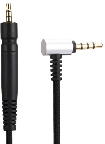 Câble audio de rechange Game One Game Zero PC 373D GSP 350 - Compatible avec casque Sennheiser - Prise jack stéréo de 3,5 mm vers 2,5 mm - 1,2 m - Pas de microphone/télécommande - Noir