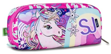 SJ GANG STYLE JAM GANG Cuccioli Bustina Portapenne, Rosa, Accessori Zaino, Accessori scuola, Bambine e ragazze, Scuola e tempo libero