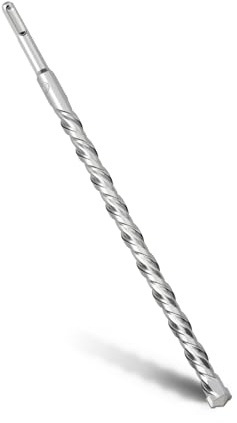 MOXPIFY SDS Plus Bohrer 16x260mm Betonbohrer Steinbohrer Hammerbohrer | 4 Hartmetall Schneiden, Doppelwendel, Naturstein, Steinbohrer lang