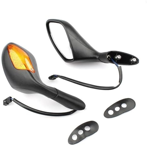 Kettennieter Motorrad Blinker Rückspiegel Passend Für Aprilia Für RSV4 2004–2014 Moped Zubehör Spiegel Motorrad