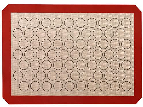 Vvikizy Tapis de Cuisson en Silicone, Planche à Pâtisserie, Tapis de Pâte à Rouler, Tapis en Silicone Antiadhésif pour la Cuisson de Biscuits Multifonctions, Feuille de Boulangerie pour