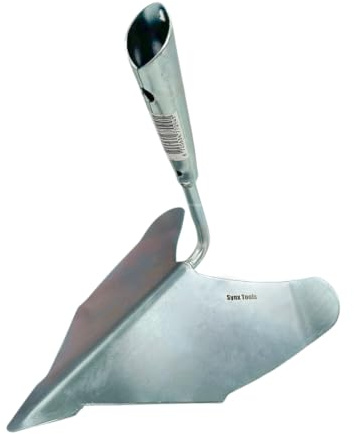 Synx Tools Aporcador Manual Azada Jardin 20 Cm Tipo Holandesa, Una Hoe para Surcos En Huerto, Patatas y Cultivadores y Arados para Jardinería Sin Mango