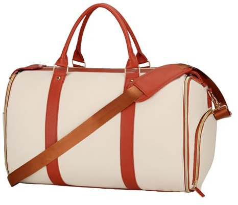 Große Tasche Aus PU-Leder - Duffel Reisetasche Für Reisen | Faltbare Reisetaschen | Große Kapazität Duffel-Paket | wasserdichte Reisetasche Für Schwimmbad, weiß, riferimento alla descrizione