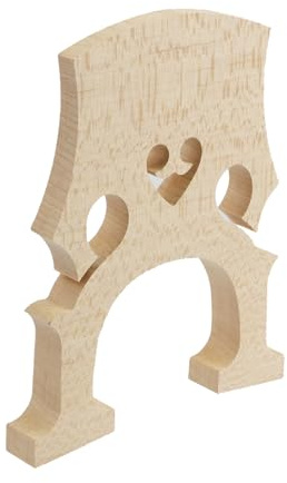 Xiaoyztan Cello Bridge,Maple Wood 4/4 Full Size Maple Wood Self-Adjusting Fitted Bridge,Pack of 1
