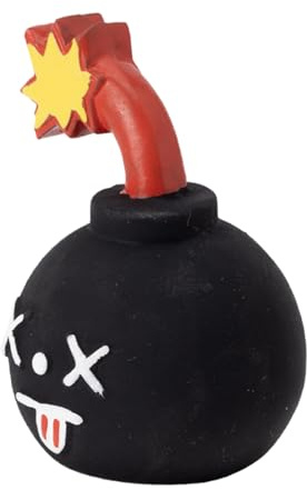Vllold Kauspielzeug für Hunde, interaktiver Latex-Ball, quietschender Ball, Welpenspielzeug, für Familie, Reisen, Strand, Pool, Park, Hof, Schlafzimmer, Garten, Innen- und Außenbereich, Spieltraining
