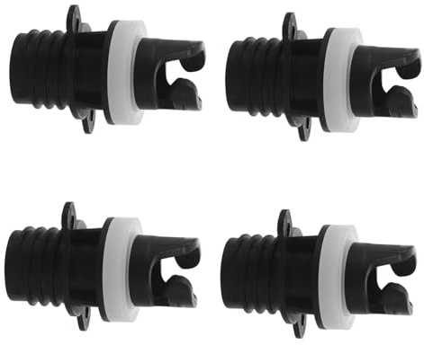 Alipis 4pcs Inflatable Boat Adapter Quick Inflation Paddle Board Pump Attachment for Kayak Dinghy Air Valve Connector Lightweight Travel-friendly