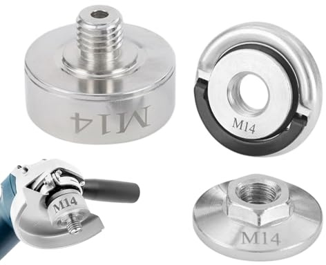 BAIFULAI Lot de 3 adaptateurs X Lock - Écrou à serrage rapide M14 - Pour meuleuse d'angle - Adaptateur modifié - Accessoire professionnel - Robuste, durable et très résistant
