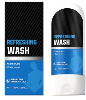 Sanfte Intimwaschlotion für Männer | Dermatologisch getestet | Ohne Duftstoffe | 100 ml
