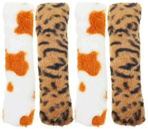 Abaodam Lot de 4 Coussins Jouets pour Chats Herbe à Chat Naturelle, Forme Oreiller, Résistants aux Morsures, Divertissants pour Chatons en Intérieur