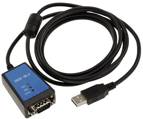 KALEA-INFORMATIQUE Conversor USB a Serie COM RS232 con chipset FTDI FT232. Cable de 1.8M con protección magnética