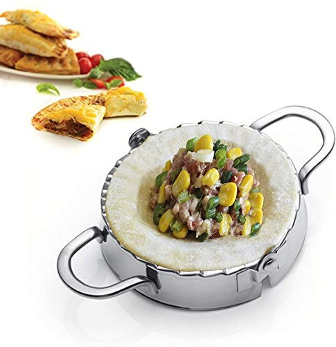 Best Utensils Stainless Steel Ravioli Mould Pierogi Dumpling Maker Wrapper Pastry Dough Cutter Kitchen Accessories (L-12CM)