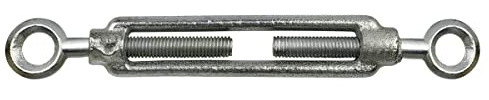 Corderie Italiane 006044888 Tenditori due occhi zincati, M 10-6 pz