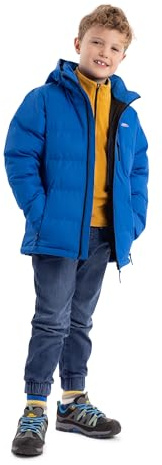 Trespass Tuff Mixte veste rembourré à capuche extérieur - bleu - 2-3Y