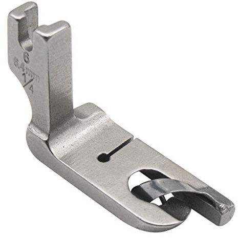 CKPSMS Marke - 1 STÜCKE Scroll Saum Fuß/Rolled Double Fold Hem Nähfuß für Nähmaschine (120803 1/8)