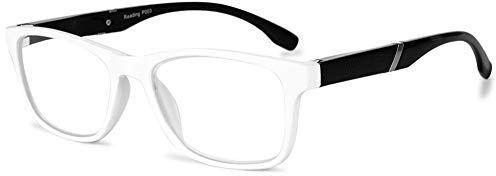VEVESMUNDO Lesebrille Damen Herren Halbrahmen Federscharnier Vintage Halbbrille Lesehilfe Sehhilfen Brillen mit Stärke