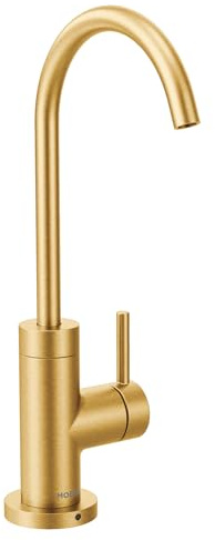 Moen Sip Traditional Cold Water Kitchen Beverage Faucet, Brushed Gold Finish, S5530BG
