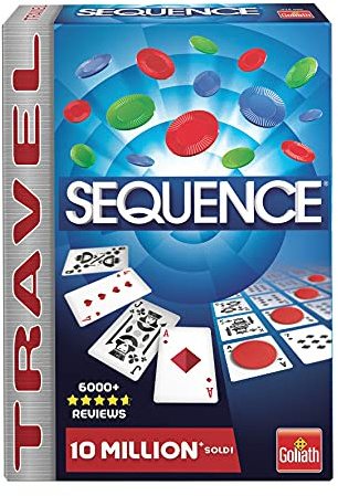 Sequence Travel – Ett brädspel för barn och vuxna från 7 år – strategiskt kortspel med spännande vändningar – pedagogiskt brädspel för 2–12 spelare