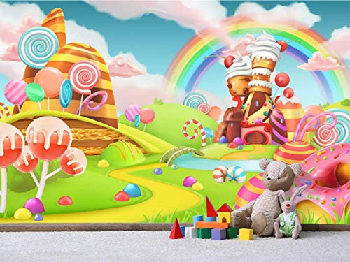 Fotomural Vinilo Para Pared Infantil Mundo Chuches | Fotomural para paredes | Mural | Fotomural Vinilo Decorativo |350 x 250 cm | Decoración comedores, salones, habitaciones