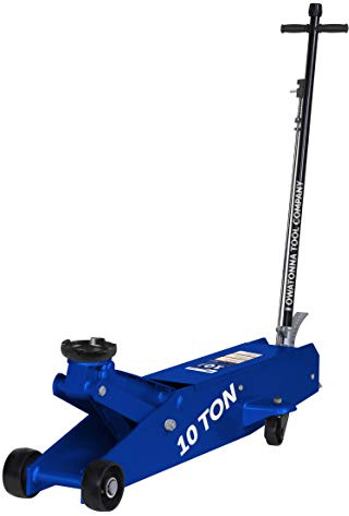 OTC HDJ10 10-Ton Service Jack with 3 Position Locking Handle and 6-3/8 to 22 Lifting Range