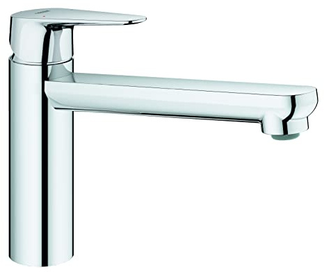 GROHE Start Curve - Einhand- Spültischarmatur (Einlochmontage, langlebige Oberfläche, Schwenkbereich 140°), chrom, 31717000