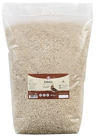 Elles gehackte Erdnüsse für Wildvögel 10 kg I Schnabelgerechte Energie-Booster I 100% natürlich I Schalenfrei & Ambrosia-kontrolliert I Optimales Ganzjahresfutter für Wildvögel