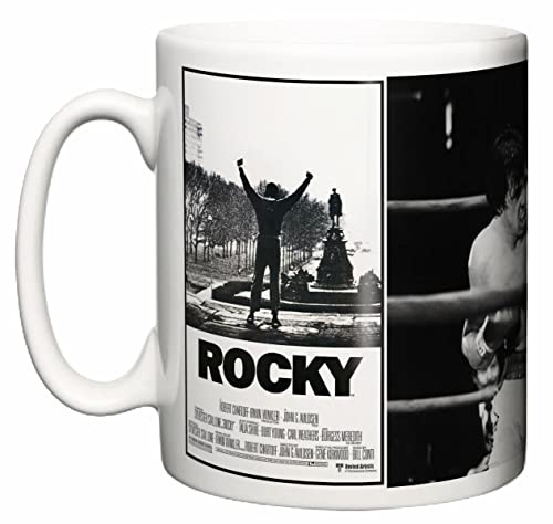 Image is Everything IIE, Rocky Classic Boxing Movie 1976 Sylvester Stallone Mickey Adrian Apollo Tea Coffee 11oz Mug Gift