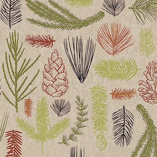 25 Servietten Weihnachten Gefunden im Wald als Tischdeko. Papierservietten mit Motiv. Aus recyceltem Material ökologisch und nachhaltig 33x33cm